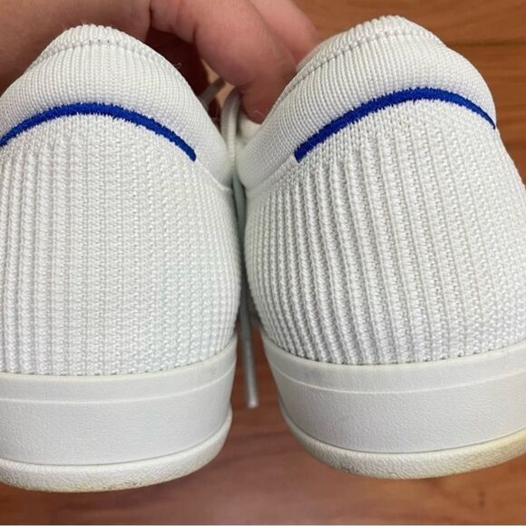 Rothys Womens White Knit Lace-Up Sneakers Size 8 - Picture 7 of 11